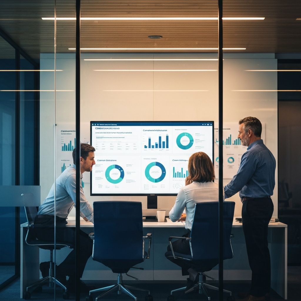 Complyra team collaborating on GRC solutions